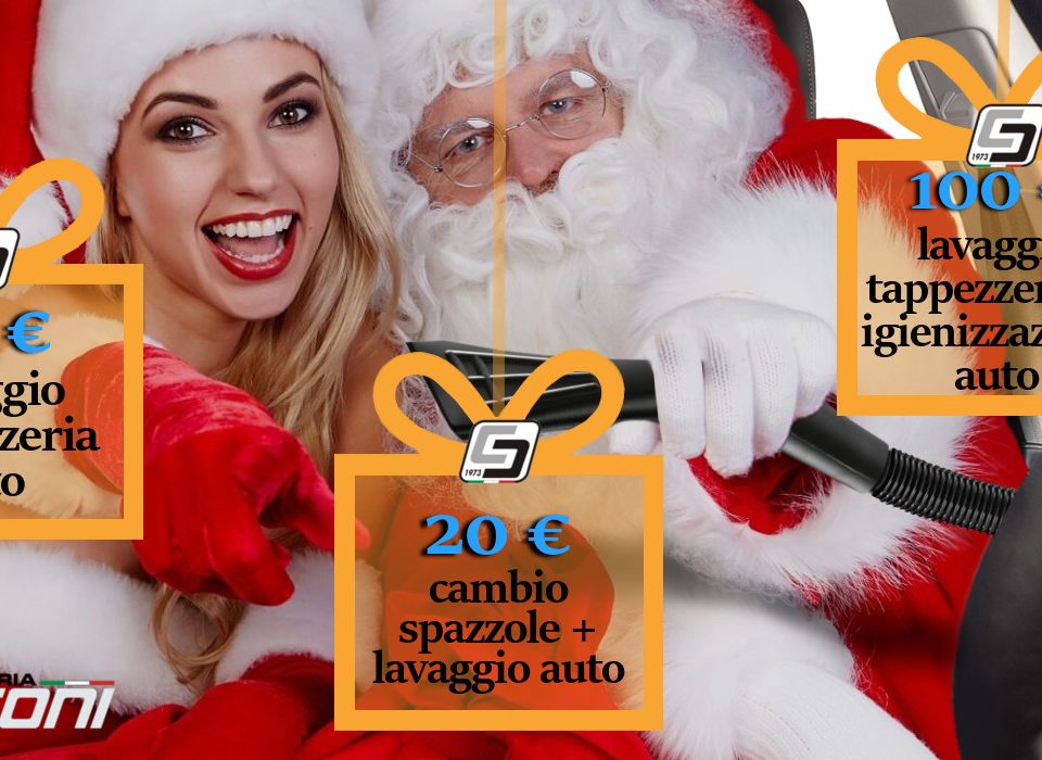 Pacchetti di Natale per la pulizia auto