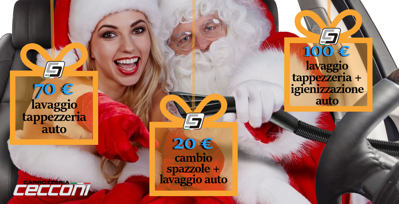 Pacchetti di Natale per la pulizia auto