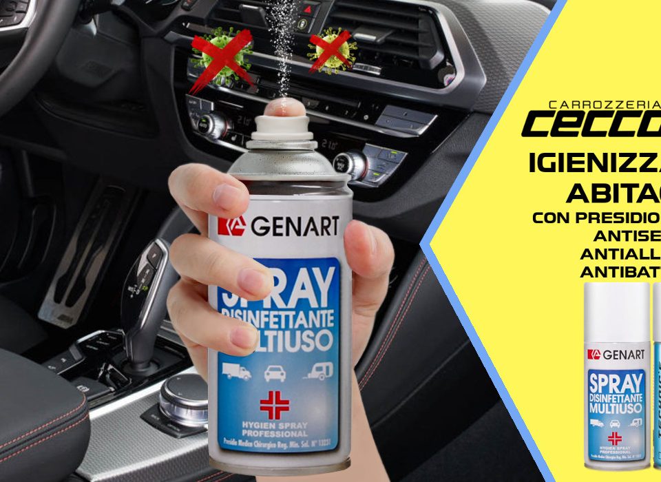 igienizzazione auto